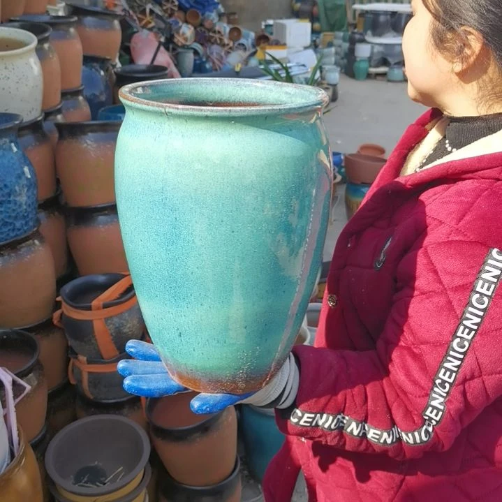 红陶口20高30瑕疵