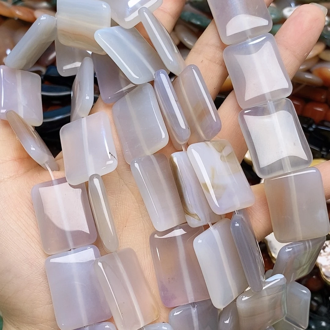 玛瑙/玉髓未镶嵌珠宝半成品玛瑙片片一条