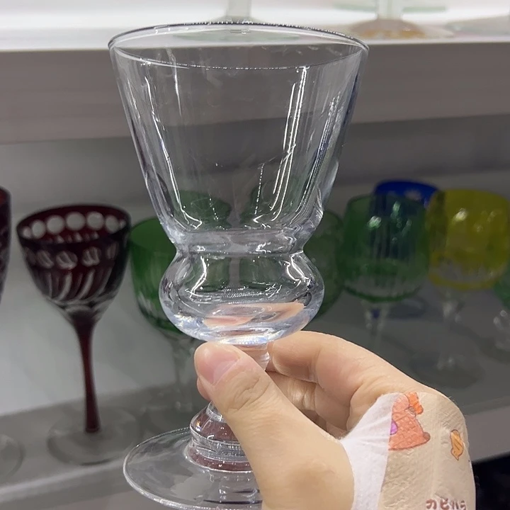 手柄款水晶玻璃微瑕一个