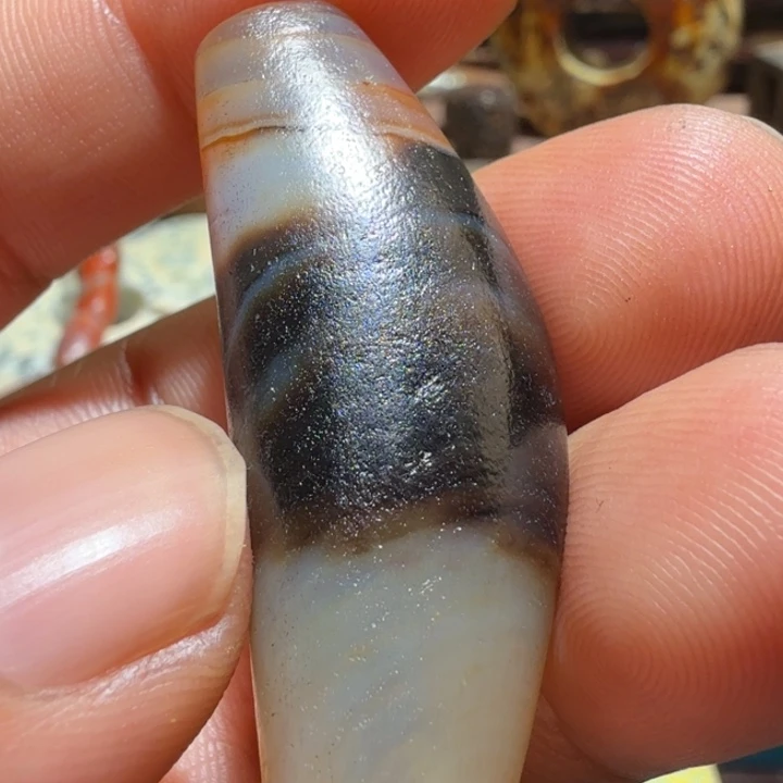 天***气玛瑙/玉髓合金颈饰