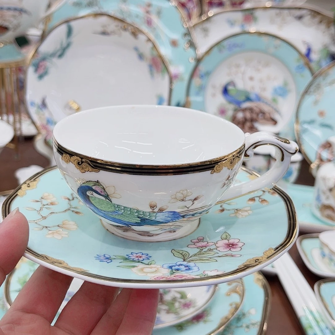 36%以上骨粉骨瓷咖啡杯碟