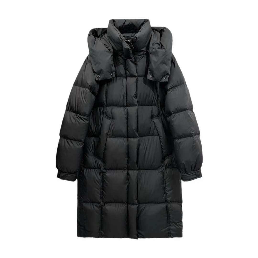 8818【黑金】冬季新款连帽羽绒服