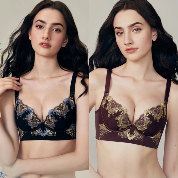 【新品深海鱼油杯】夏娃之秀新款深海鱼油杯6883超模杯无痕文胸聚拢