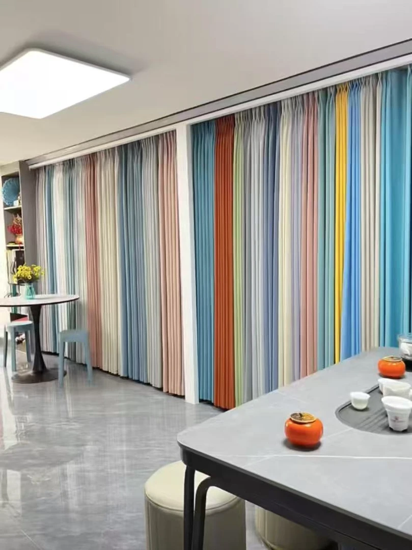 成品窗帘卧室落地窗批发客厅适用遮光工厂家用厂家柯桥窗帘高级感