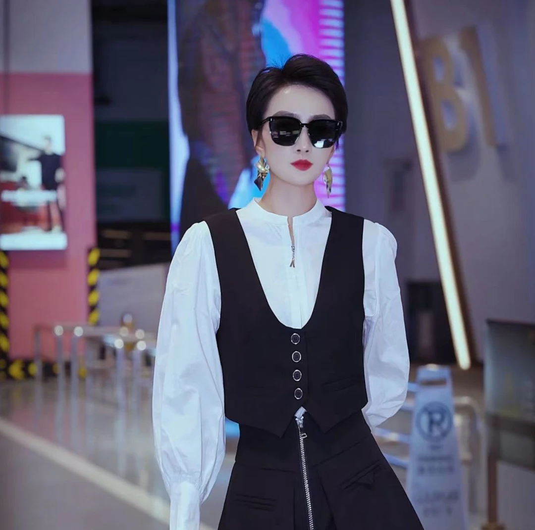 （萱萱推荐）时尚气质干练洋气马甲