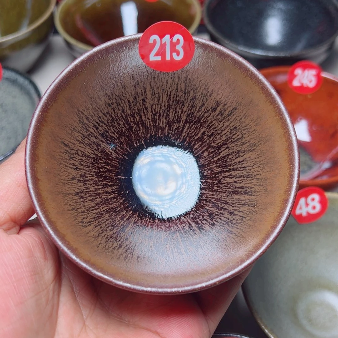 茶盏青御坊龙窑柴烧茶盏