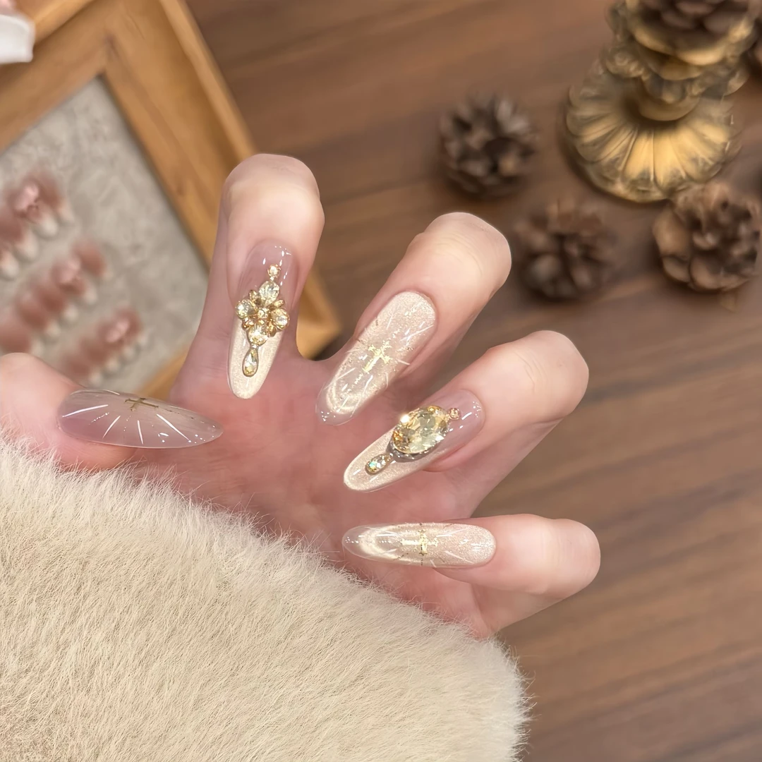 W-神谕流光-xinghejiyu-轻奢高定美甲10片装