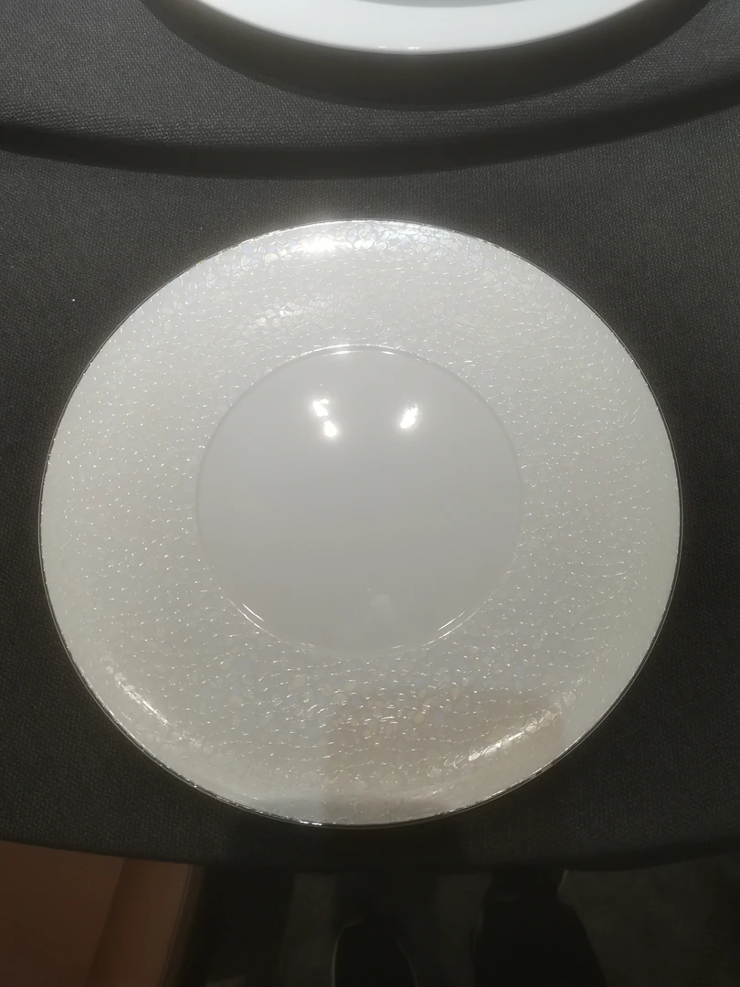 11寸西式宽边盘白金