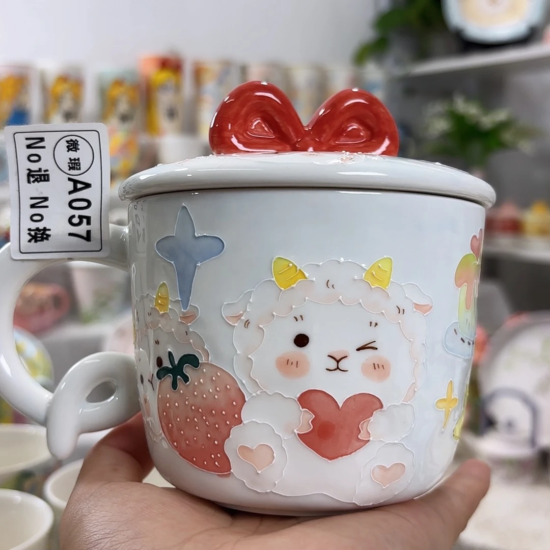 手绘高温釉下彩陶瓷