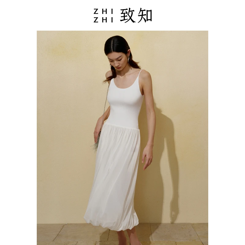 琼林宴 背心连衣裙女春夏2023新款收腰设计网纱裙ZZ2CMWL7064