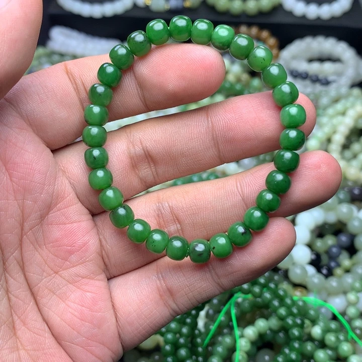 和田玉未镶嵌手串