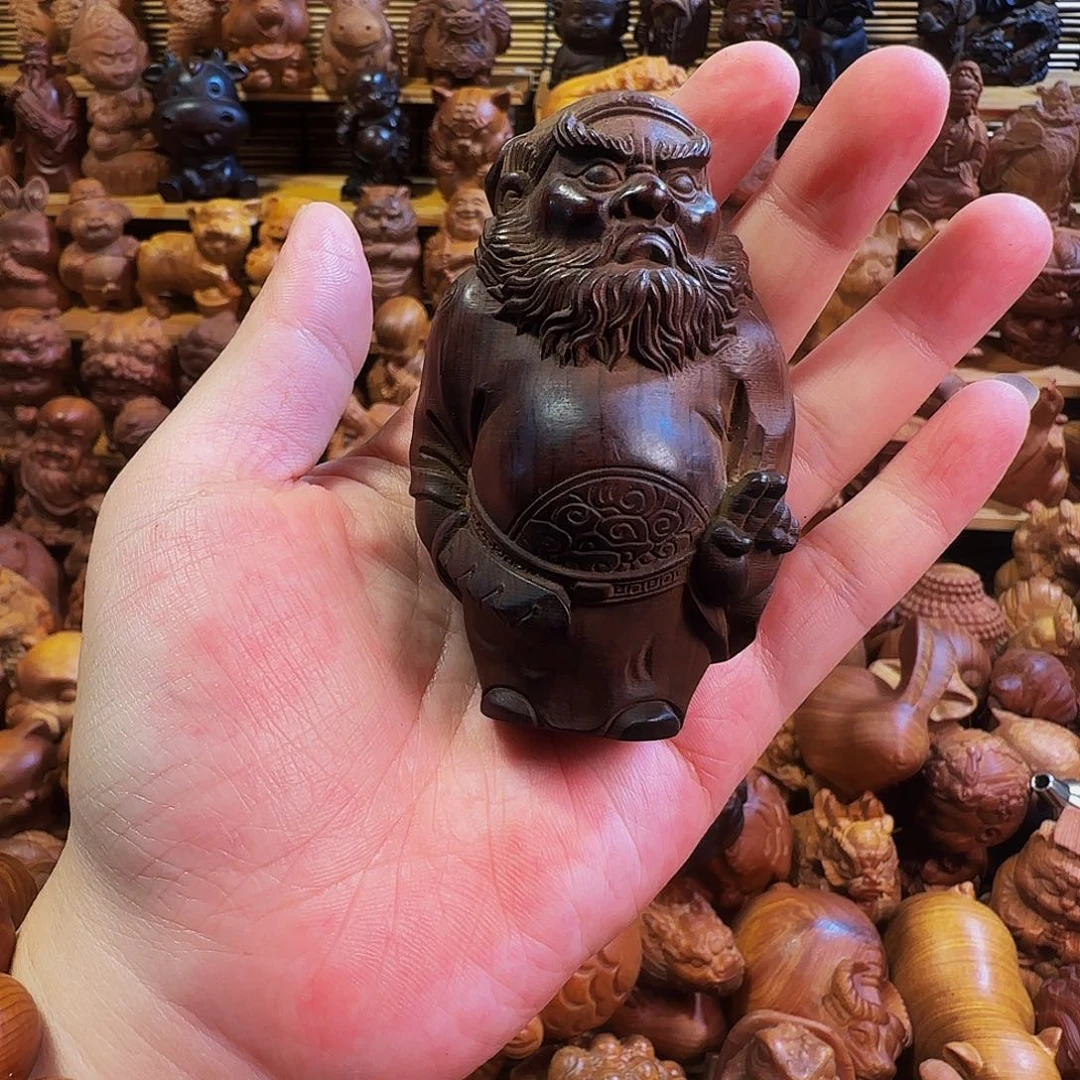 真***城香榧木崖柏雷击木钟馗