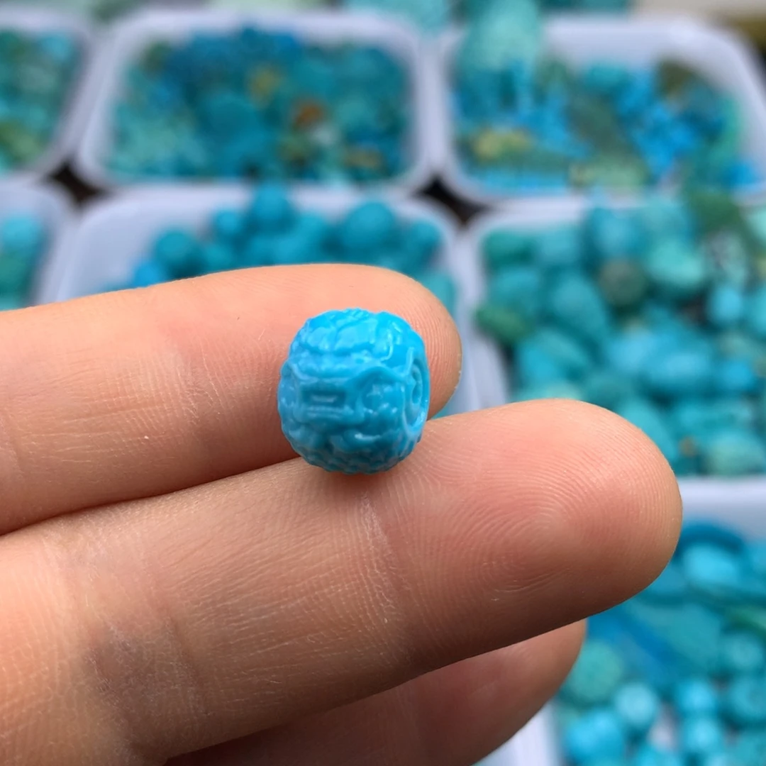 绿松石未镶嵌吊坠(不含链)11×9