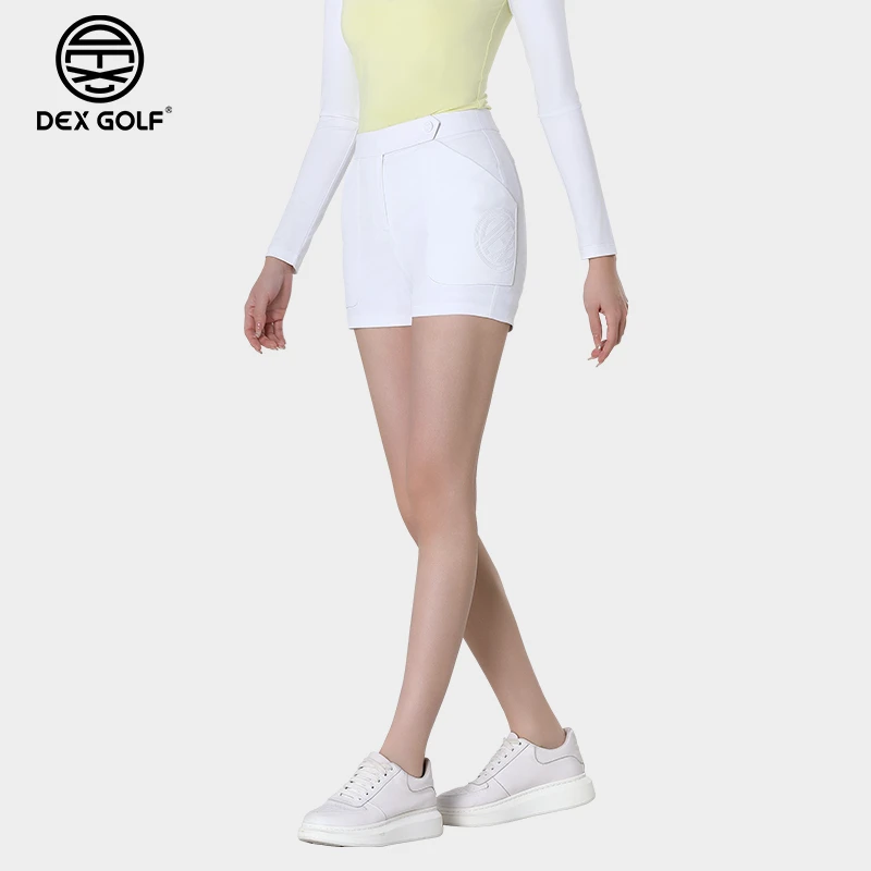 DEXGOLF韩国高尔夫女士夏季新款短裤4200简约百搭户外休闲运动
