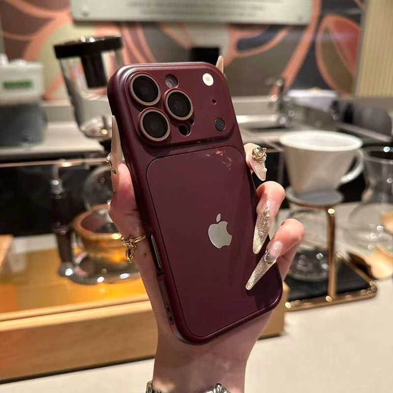 二合一防摔适用苹果17promax手机壳iPhone16小众15简约纯色14女13