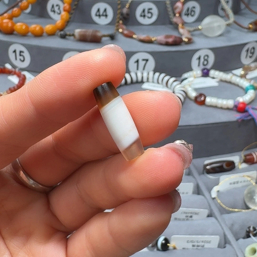 玛瑙/玉髓未镶嵌珠宝半成品6.4*19.4mm