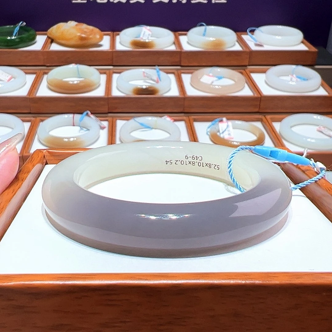 和田玉手镯52/53未镶嵌