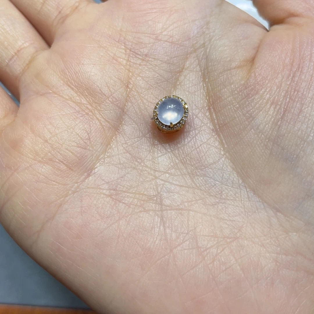 翡翠颈饰18K金镶嵌m****e