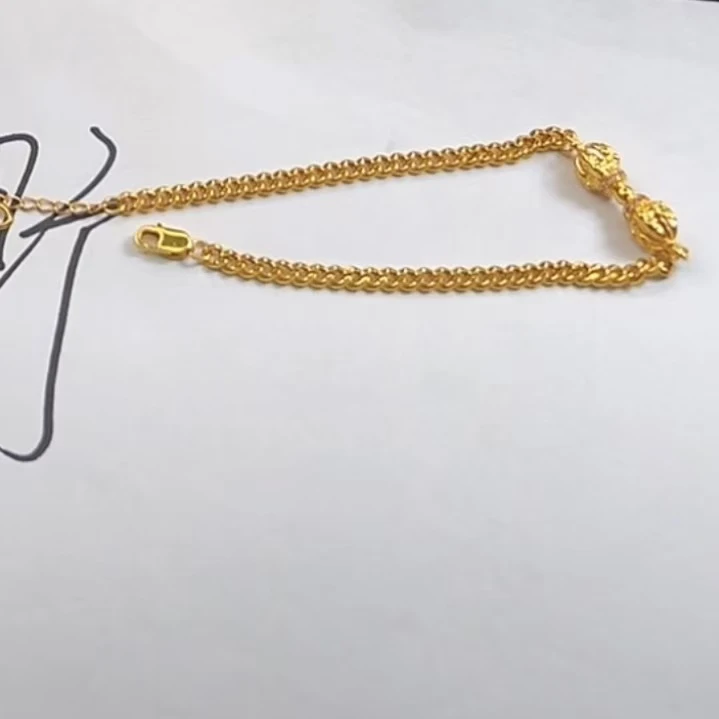 【北野珠宝】18K金手链-B135H-25