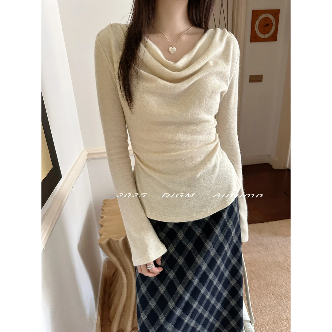 L-09268#有被惊艳到!我愿称这件为温柔天花板显瘦针织上衣