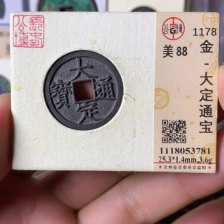 铜大定通宝元定泉藏