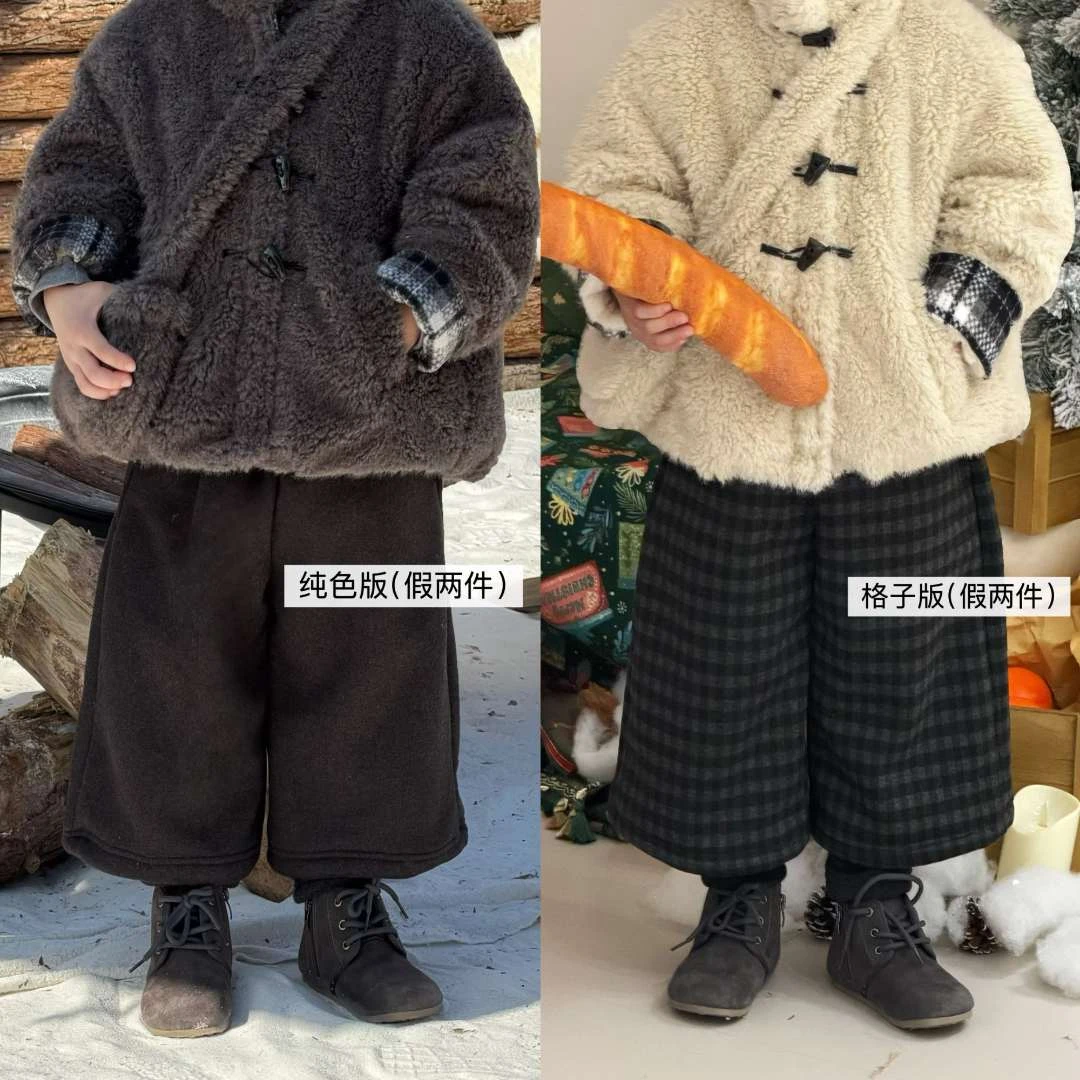 【完结】K.baby【新年•假两件】假两件裤子！两款 冬季新年款儿童 9459