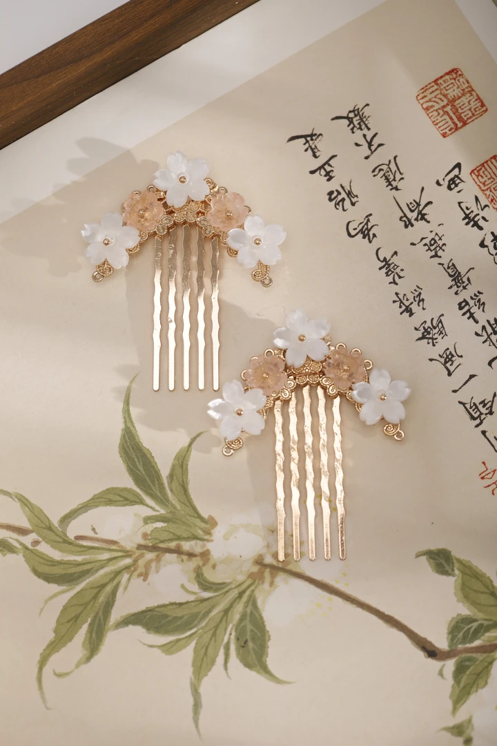 古风醋酸发梳可爱汉服头饰发饰