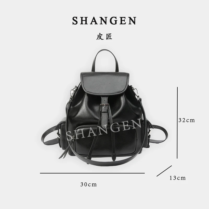 【云云甄选】BF-66256-黑色-轻奢时尚女士新款手提双肩包