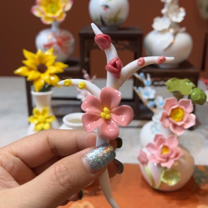 摆件手工精致陶瓷摆件