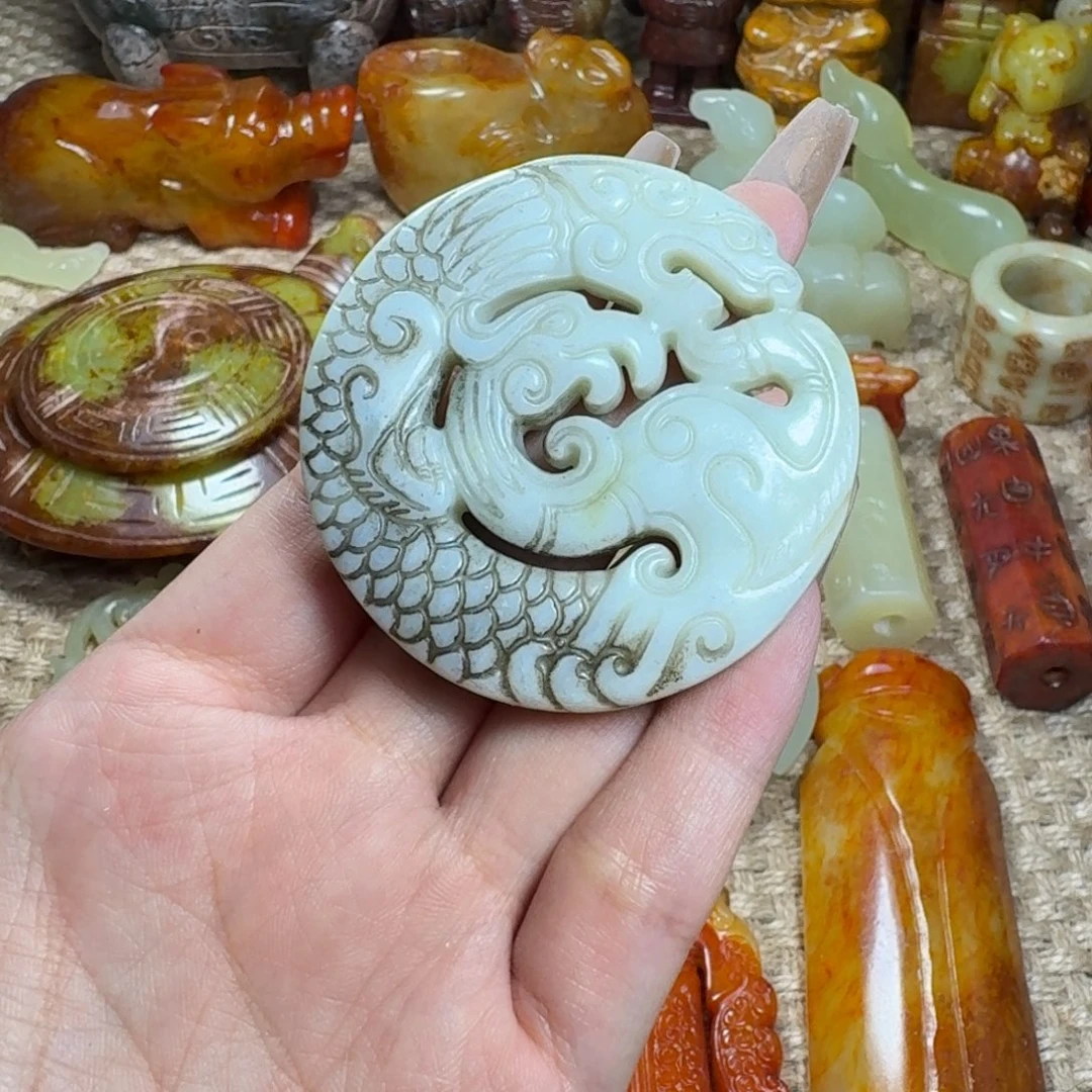 吊坠白玉菩提挂件