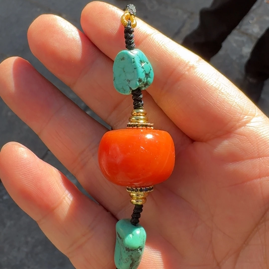 南红玛瑙未镶嵌颈饰