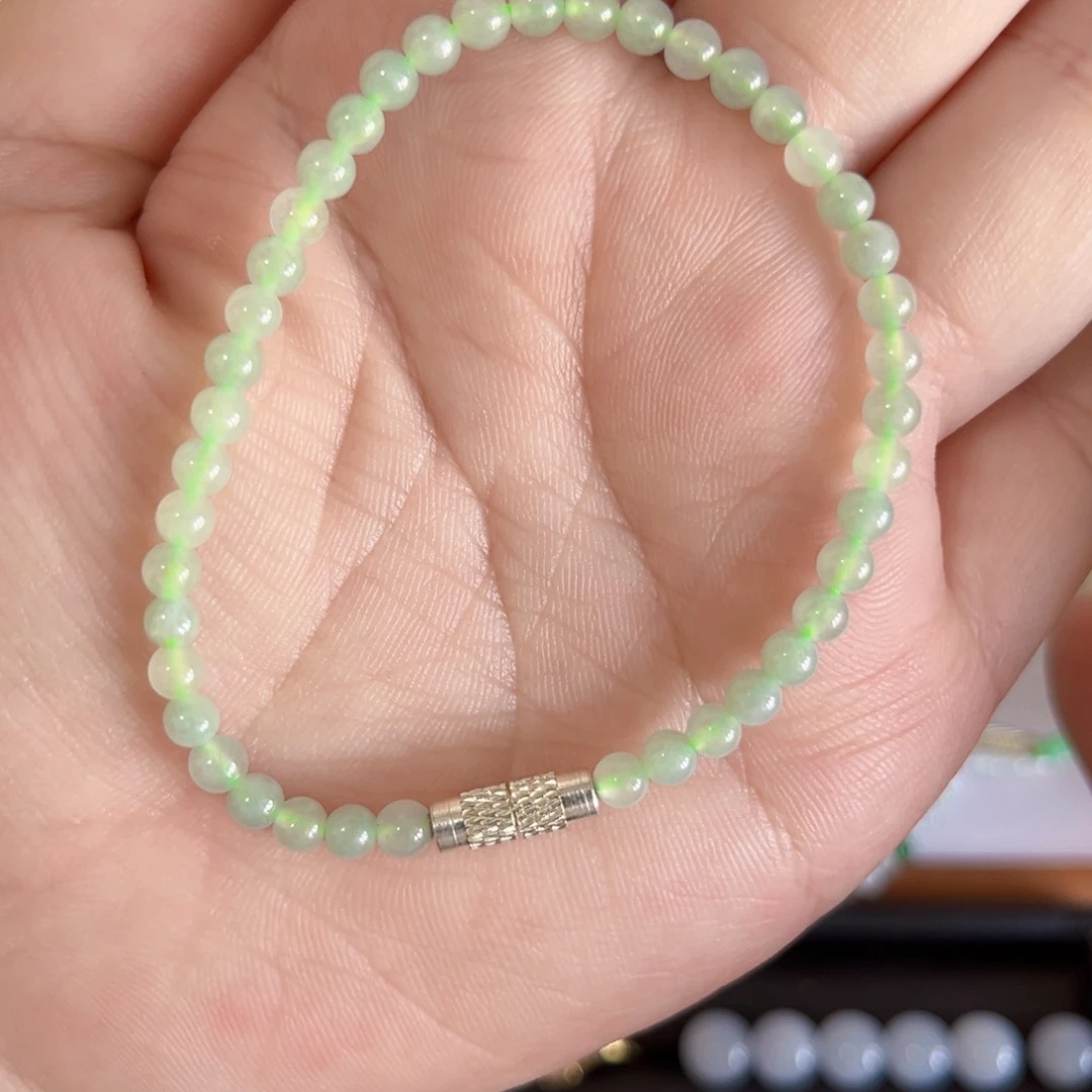 翡翠未镶嵌手链翡翠4