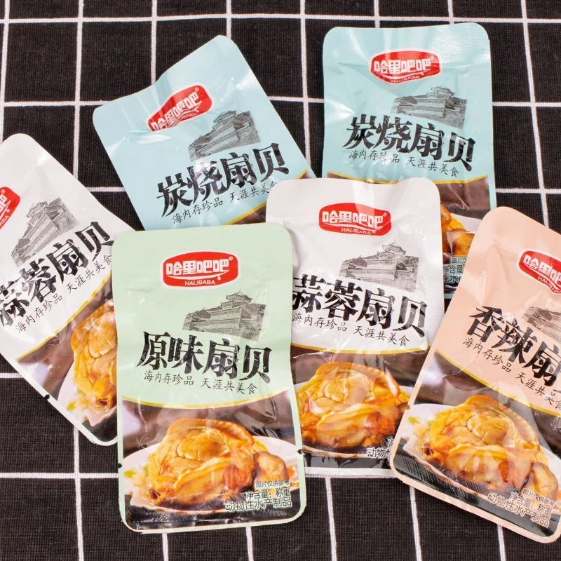 【临期】哈里吧吧炭烧香辣蒜蓉炭烧香辣扇贝500g