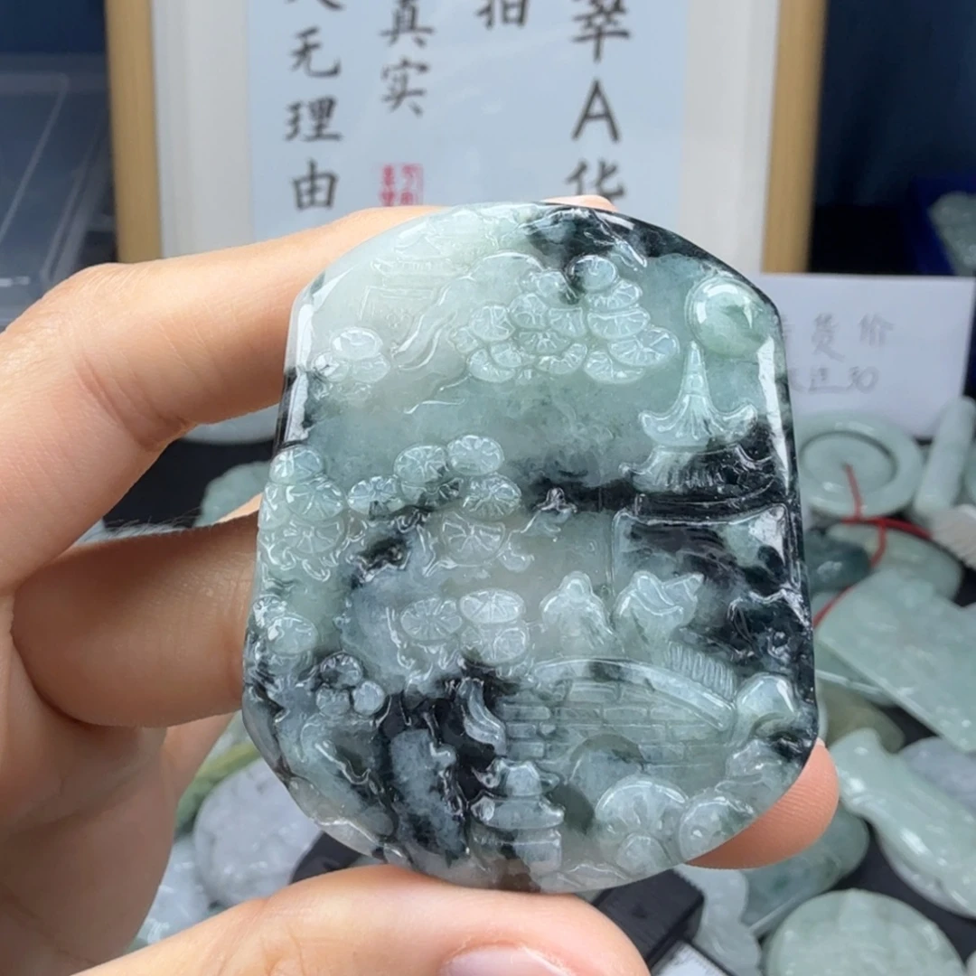 颈饰未镶嵌翡翠翡翠