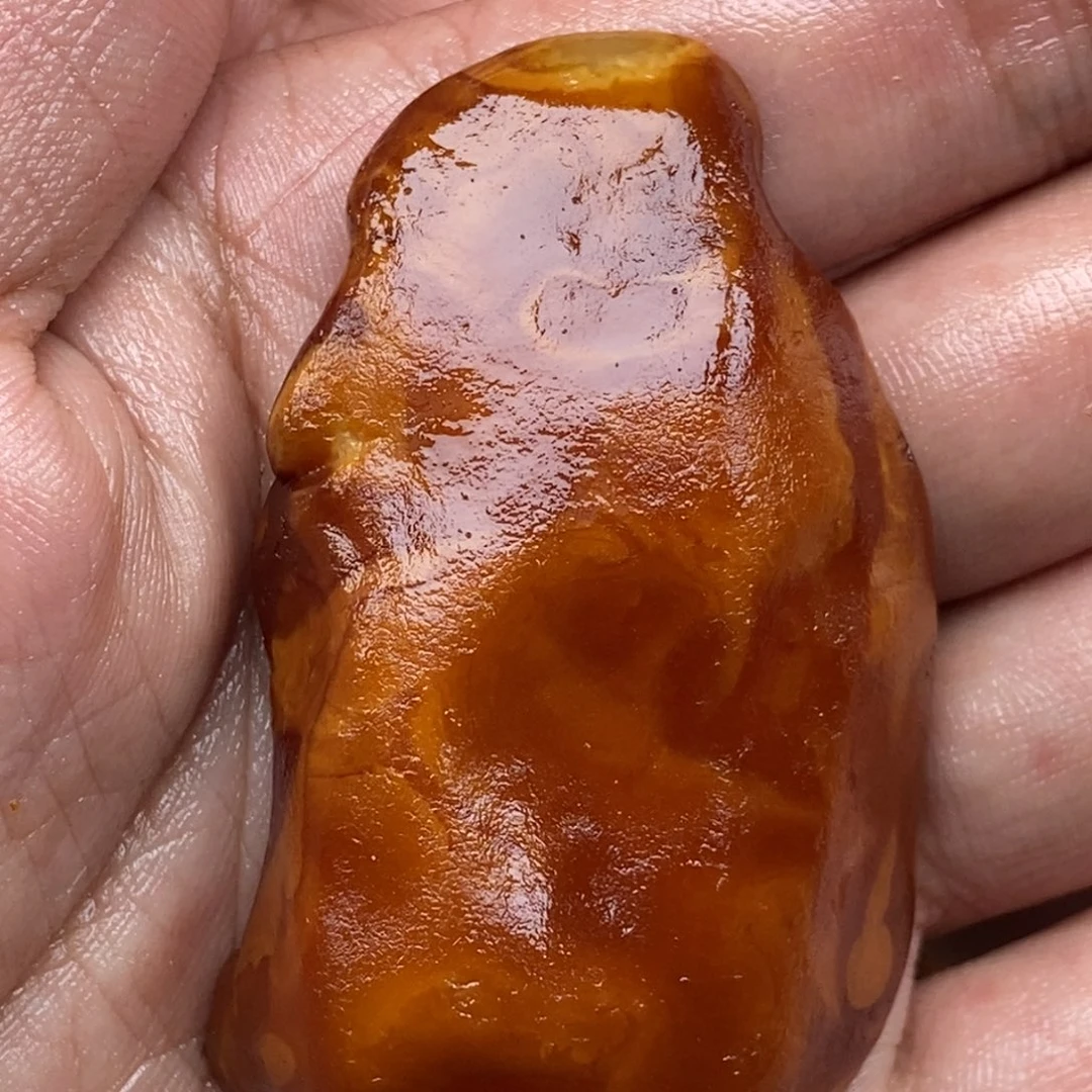 一***闲定制琥珀未镶嵌蜜蜡原石定制