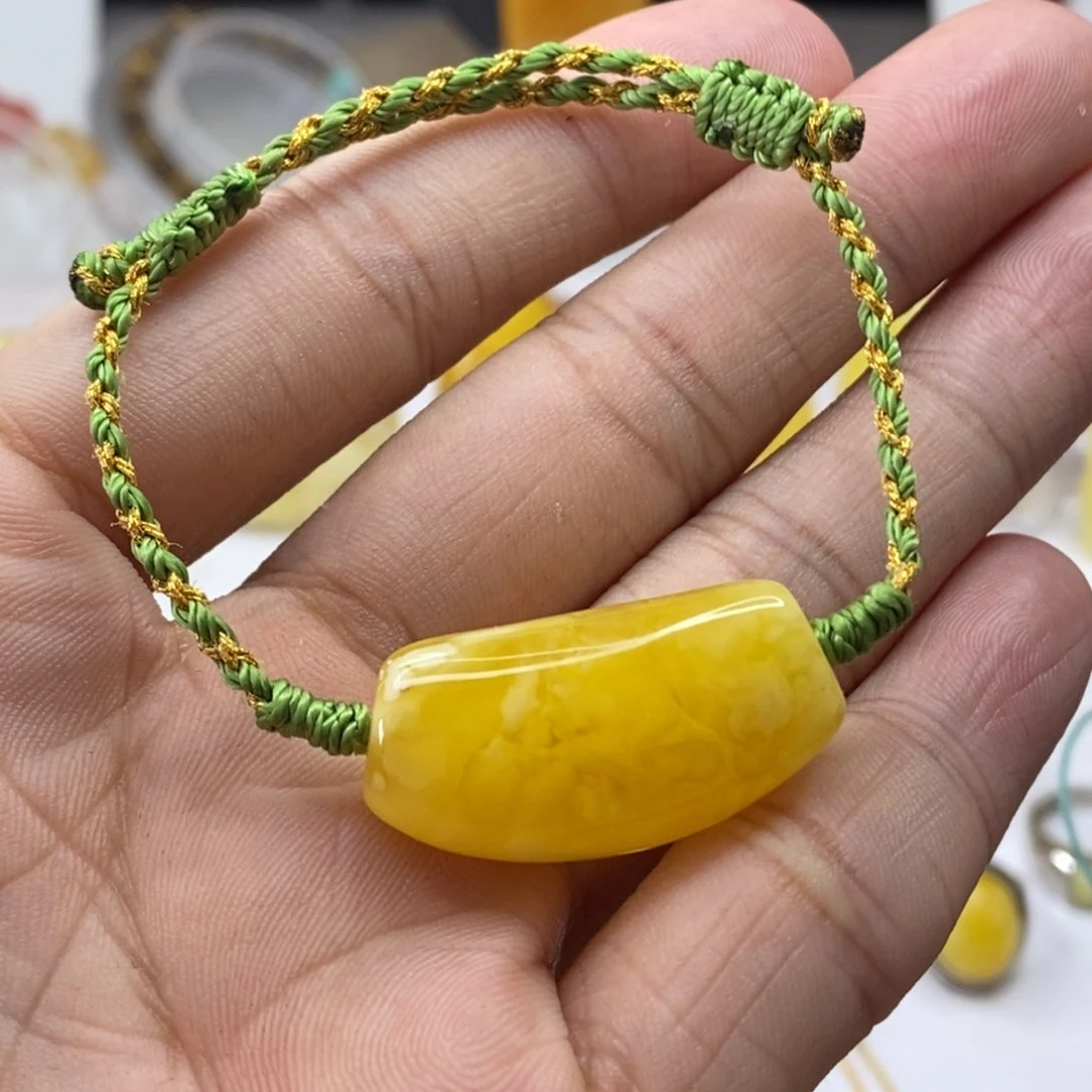 蜜蜡颈饰未镶嵌蜜蜡