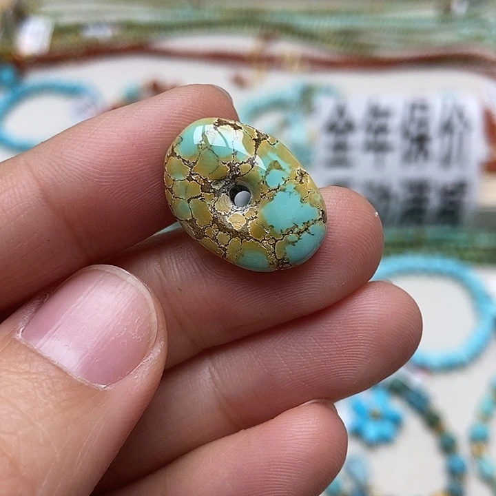 绿松石未镶嵌挂件50