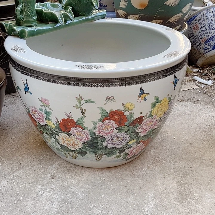 景德镇陶瓷鱼缸景德镇陶瓷鱼缸