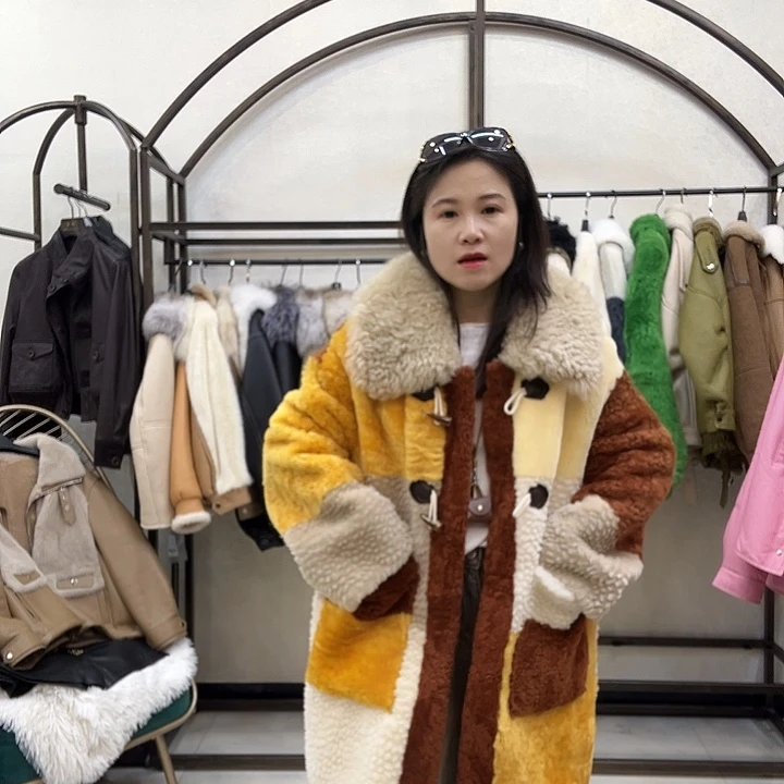 真皮皮衣皮毛一体150斤以内