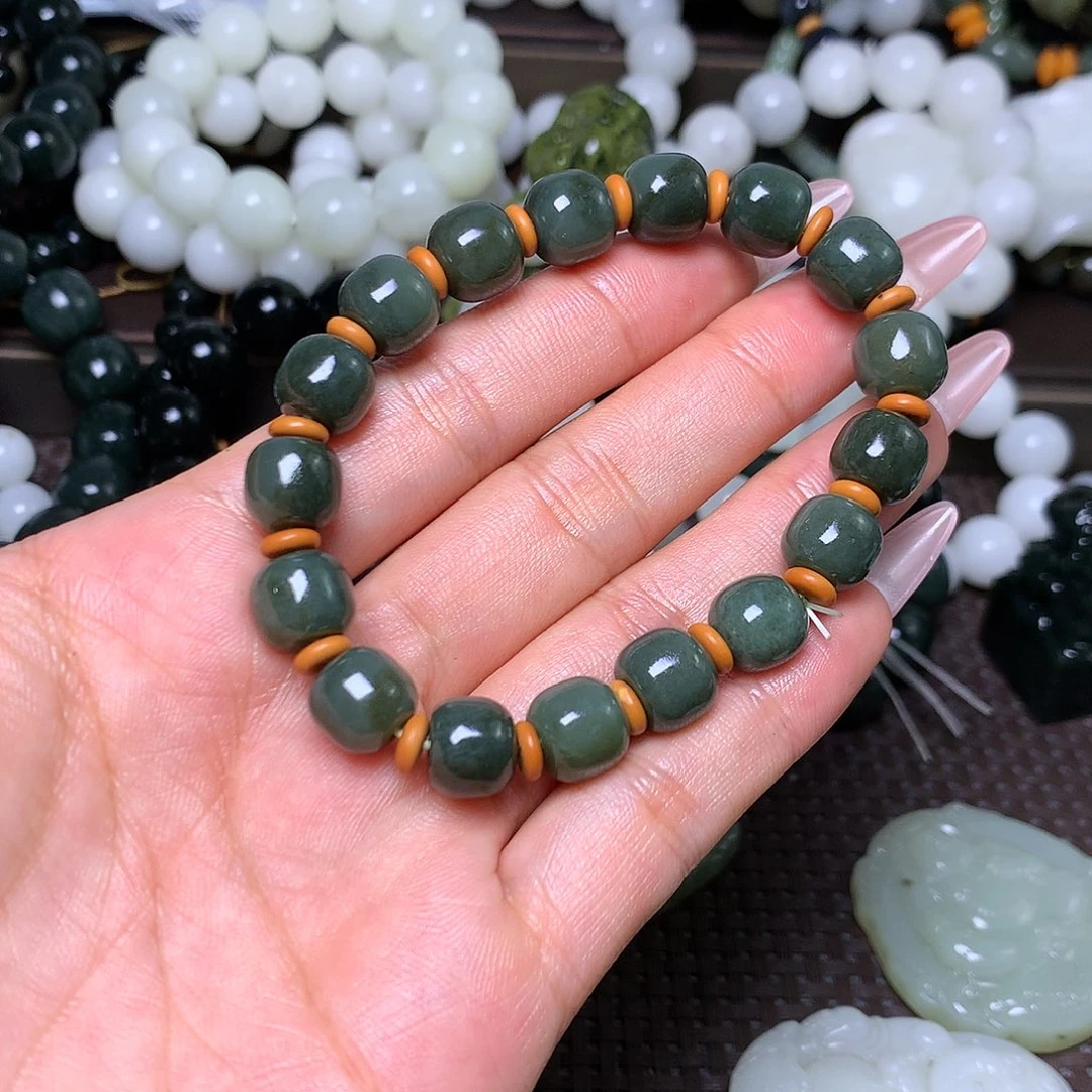 【闪购商品】手串未镶嵌和田玉卡10