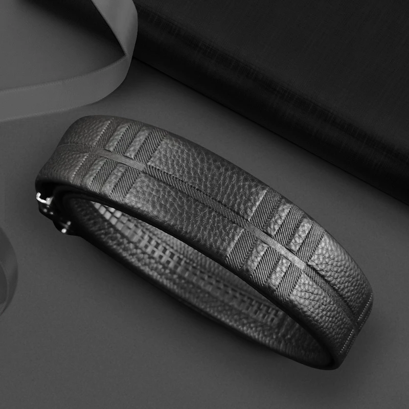 男士头层牛皮休闲时尚商务轻奢百搭皮带8036TA【zbj】