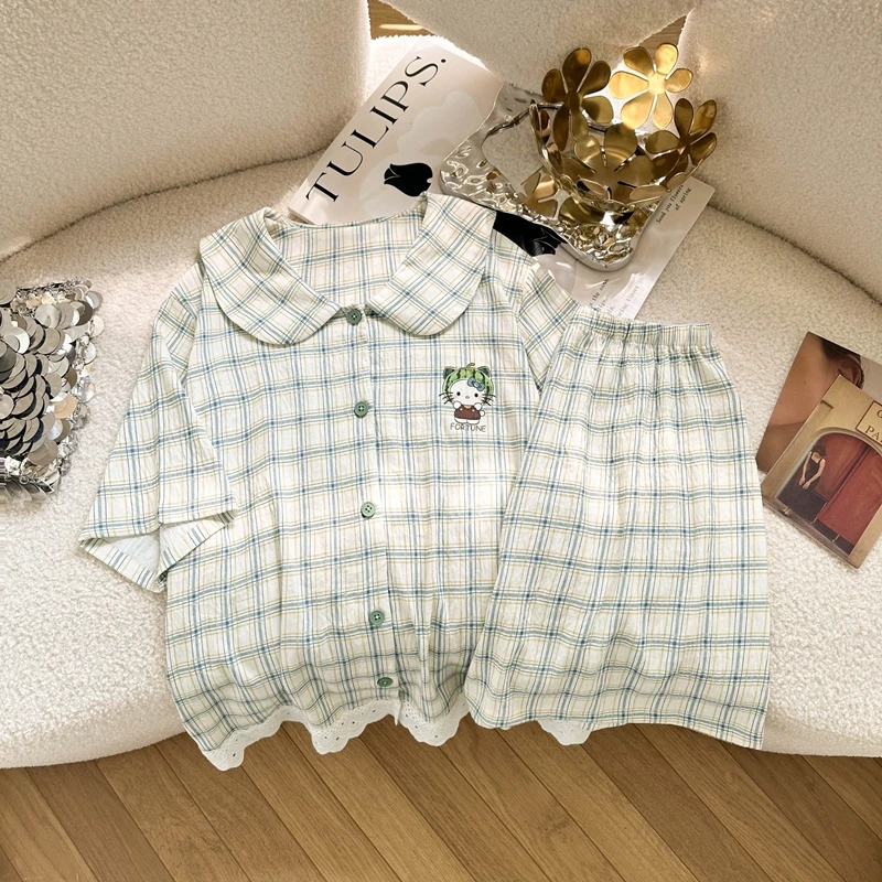 三件套|230斤微胖女生韩版新款大码家居服胖mm可外出穿睡衣套装