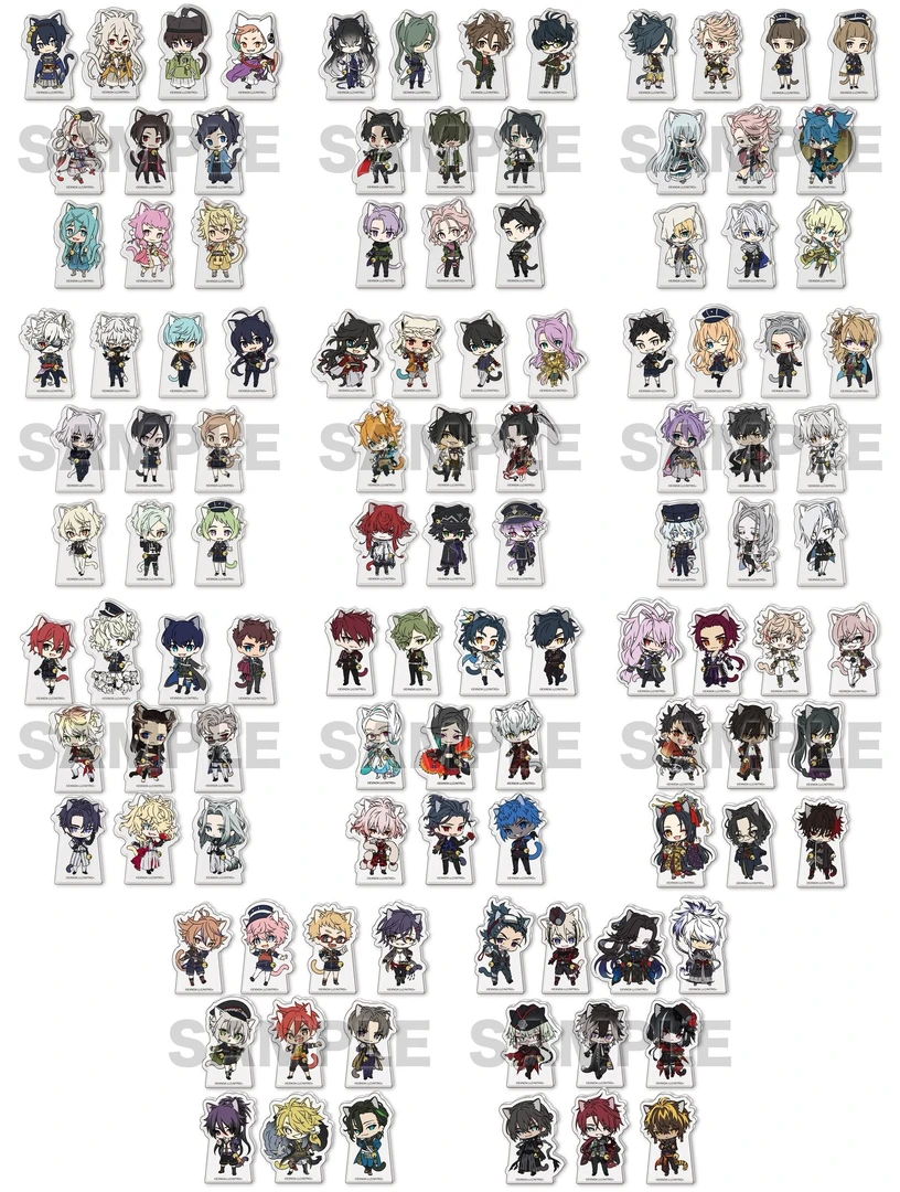 刀剑乱舞刀猫男士粒粒块块盲盒