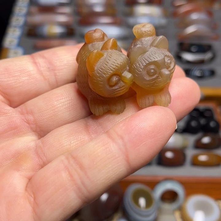 玛瑙/玉髓吊坠(不含链)未镶嵌