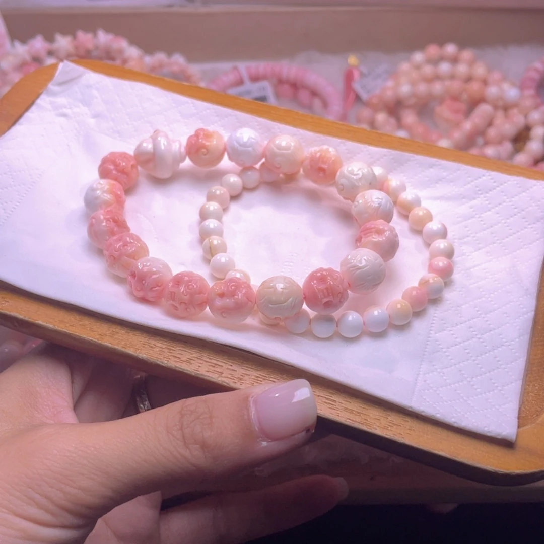 未镶嵌海螺珠手绳辣**～福利