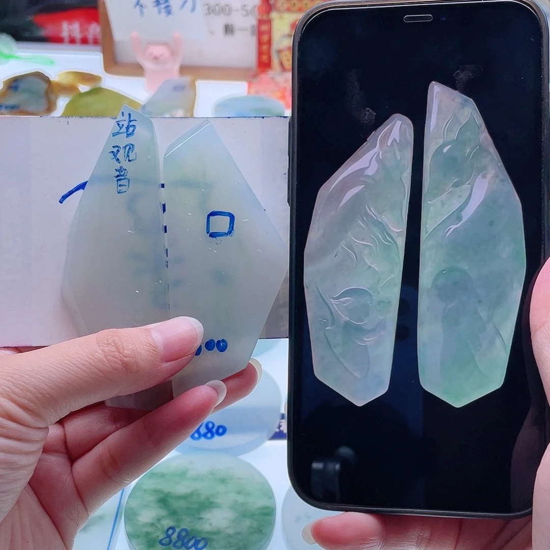 定制翡翠未镶嵌天然翡翠包工