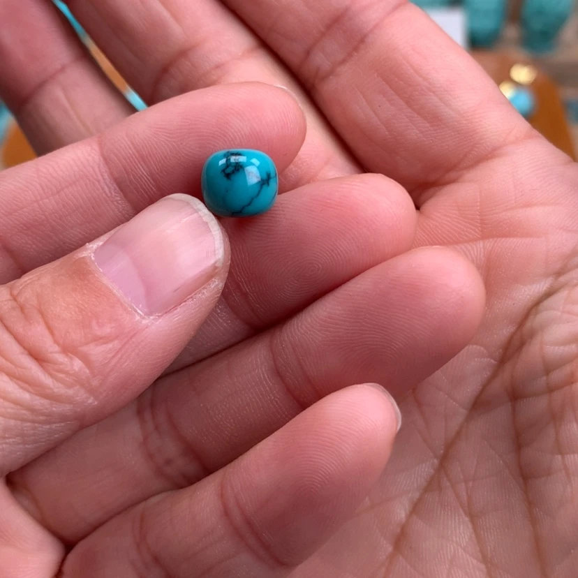【闪购商品】绿松石老型8.5mm未镶嵌
