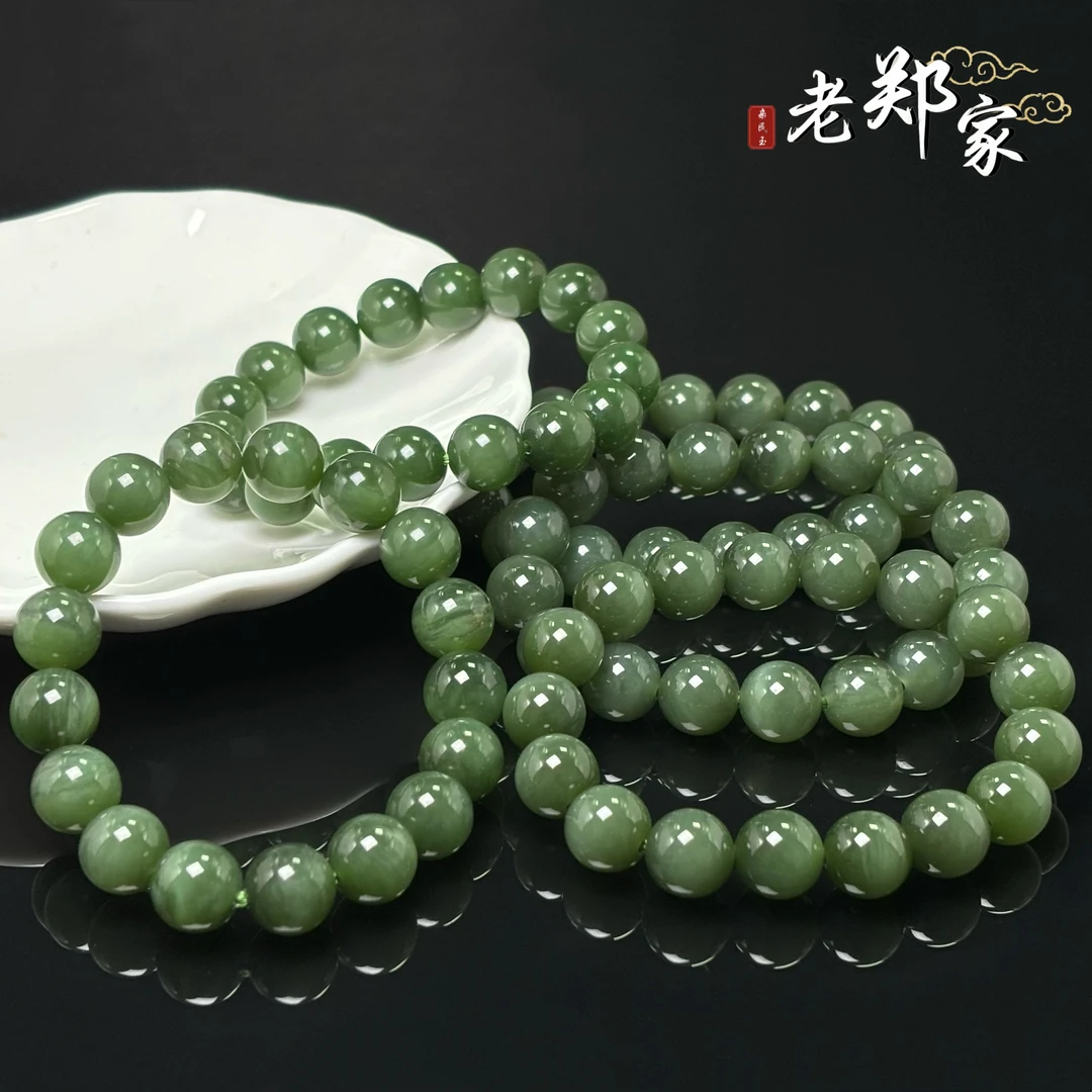 【老郑家】和田玉手串  约12mm（多样性发一件）