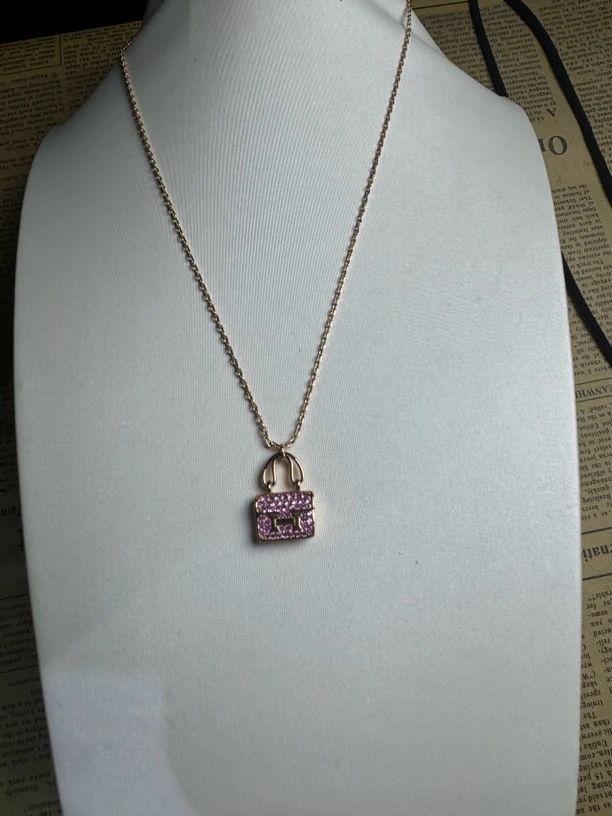 项链 时尚简约包包项链A512