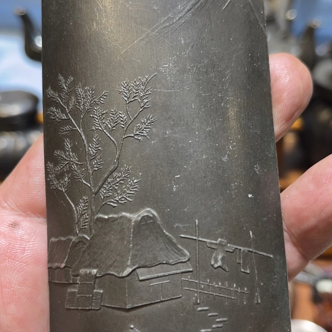 锡中古工艺品摆件